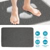 Non-Slip Shower Bath Mat, Quick Drying, 28.34" x 16.73", Grey