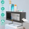 Over The Toilet Bathroom Storage Cabinet, Black