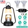 Electric Wax Melt Warming Lamp, Dimmable, Black