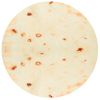 Burrito Tortilla Throw Blanket, Soft Round Swaddle