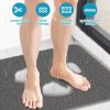 Non-Slip Shower Bath Mat, Quick Drying, 28.34" x 16.73", Grey