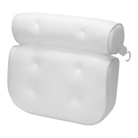 Air Mesh Spa Bathtub Pillow, Suction Cup