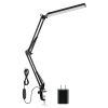 Desk Lamp with Clamp, 360 Deg. Adjustable Swing Arm, 3 Modes