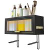 Over The Toilet Bathroom Storage Cabinet, Black