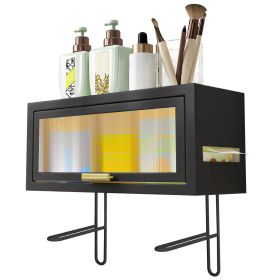 Over The Toilet Bathroom Storage Cabinet, Black