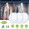 RGB Under Cabinet Lights w/ Remote Control, Multi Color, 3 Pack