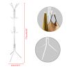 Coat Rack Organizer Tree, Iron, Black or White