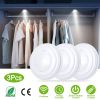 RGB Under Cabinet Lights w/ Remote Control, Multi Color, 3 Pack