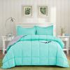 Microfiber Reversible 3-Piece Comforter Set, Full/Queen, 4 Colors