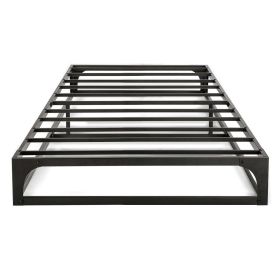 Modern Low-Profile Heavy Duty Metal Platform Bed Frame, Twin or Full