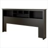 6-Compartment Bookcase Headboard, King,  6 Colors