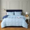 Microfiber Reversible 3-Piece Comforter Set, Twin/Twin-XL, 3 Colors