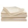 Silky Soft Microfiber Sheet Set, 4 Piece, King, White, Beige, Navy, Dk Gray