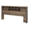 6-Compartment Bookcase Headboard, King,  6 Colors