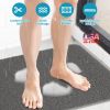 Non-Slip Shower Bath Mat, Quick Drying, 28.34" x 16.73", Grey