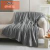 Electric Flannel Heated Blanket, 10 Heat Settings, 2 Sizes, Grey