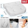 Air Mesh Spa Bathtub Pillow, Suction Cup