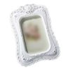 Rhinestone Resin Picture Frame, 4" x 6", White