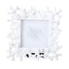Resin Coral Picture Frame, 7" x 7", White