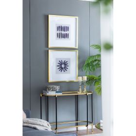 Grace Purple Agate Shadow Box Wall Art, 23.5' x 23.5", Set of 2