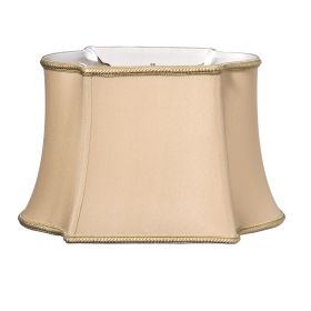 Slant Oblong Softback Lampshade, Beige