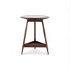 2-Tier Scandinavian Wood Side Table