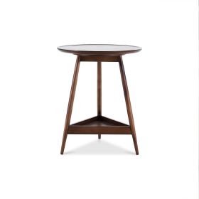 2-Tier Scandinavian Wood Side Table