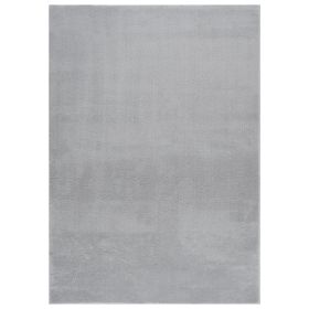 Shaggy Rug, 108.3" x 78.7", Polyester, Gray