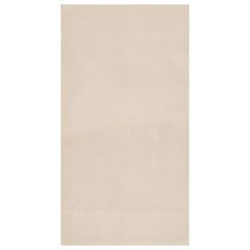 Shaggy Rug, 47,2" Wide x 72" Long, Polyester, Beige