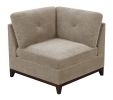 Modular Corner Wedge Sofa Chair, Camel