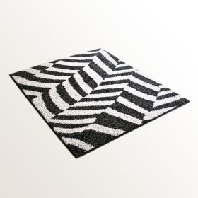 "Rural Scenery" Luxury Home Rug, 39.3" x 59", Black and White