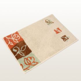 "Funny Plant Talk" Luxury Home Rug, 19.7" by 31.5", Tan and Rust
