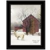 "Winter Coat" Wall Art Print, 15" x 19", Black Frame