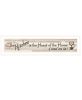"Kitchen is the Heart of the Home" Wall Art Print, 33" x 9", White Frame