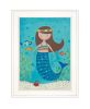 "Under the Sea" Wall Art Print, 15" x 19", White Frame