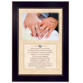"Love" Wall Art Print, 14" x 18", Black Frame