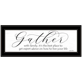 "Expert Advice" Wall Art Print, 23" x 11", Black Frame