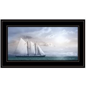 "Adventure on the Seas" Wall Art Print, 21" x 12", Black Frame