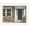 "Parked Out Front", Wall Art Print, 19" x 15", White Frame