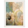 "Meandering Flowers I" Wall Art Print, 21" x 27", White Frame