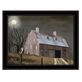 "Midnight Moon" Wall Art Print, 27" x 21", Black Frame
