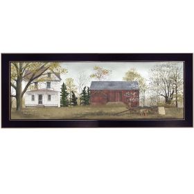 "Spring Flowers" Wall Art Print, 20" x 8", Black Frame