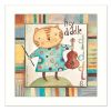 "Hey Diddle Diddle" Wall Art Print, 14" x 14", Multi-Colored Frame
