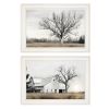 "Ohio Fields I" Wall Art Print, 21" x 15", 2-Piece Set, White Frame