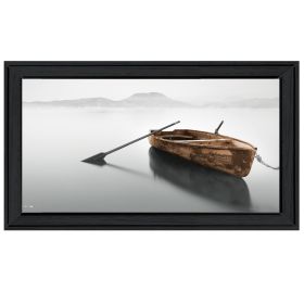 "Solitude" Wall Art Print, 39" x 21", Black Frame