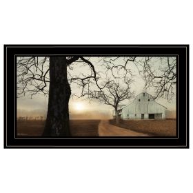 "Millersburg Sunrise" Wall Art Print, 15" x 27", Black Frame
