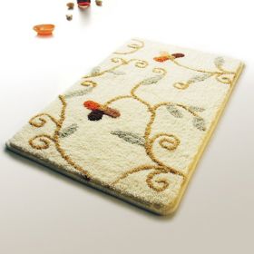 "Vine" Luxury Home Rug, 19.7" x 31.5", Beige and Gold