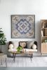 Pari Blooming Wall Art Panel, 48" x 48", Blue