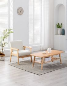 Bahamas Coffee Table and Chair Set, Natural
