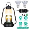 Electric Wax Melt Warming Lamp, Dimmable, Black